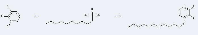 2,3-Difluorophenol can react with 1-bromo-undecane to produce 2,3-difluoro-4-(undecyloxy)benzene